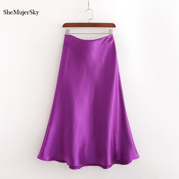 skirts shemujersky purple satin women elegant summer high waist skirt 2021 faldas largas mujer, Black
skirts shemujersky purple satin women elegant summer high waist skirt 2021 faldas largas mujer, Black