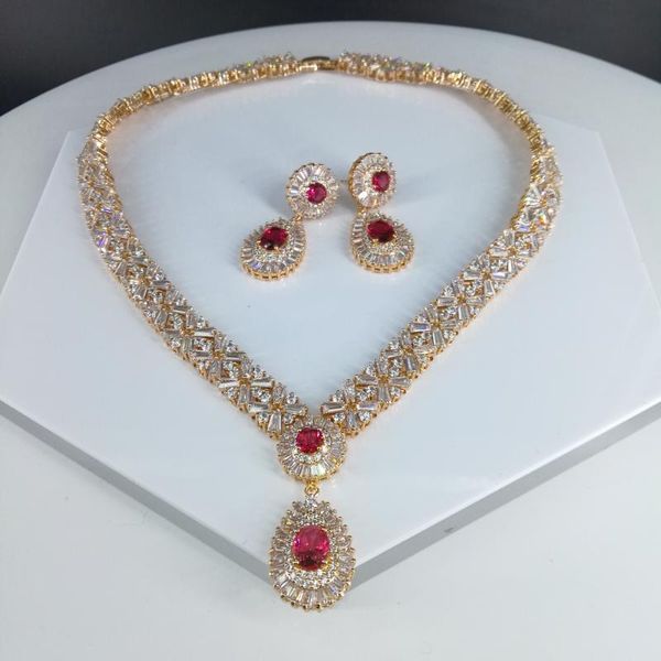 new fashion vintage red green blue black water drop golden necklace earring set party birthday jewelry ing, Silver
new fashion vintage red green blue black water drop golden necklace earring set party birthday jewelry ing, Silver