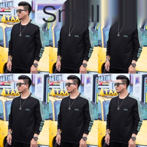 new autumn large size sweatshirt men's fat plus plus extra large korean round neck loose all-match pullover pullover pulloversweatshirt, Black
new autumn large size sweatshirt men's fat plus plus extra large korean round neck loose all-match pullover pullover pulloversweatshirt, Black