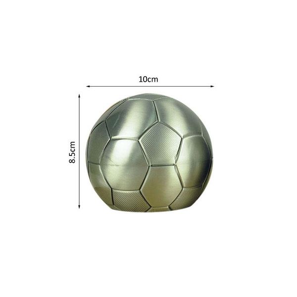 fashion football penny box creative soccer shaped metal piggy bank coin saving bank birthday children gift pewter plated finish
fashion football penny box creative soccer shaped metal piggy bank coin saving bank birthday children gift pewter plated finish