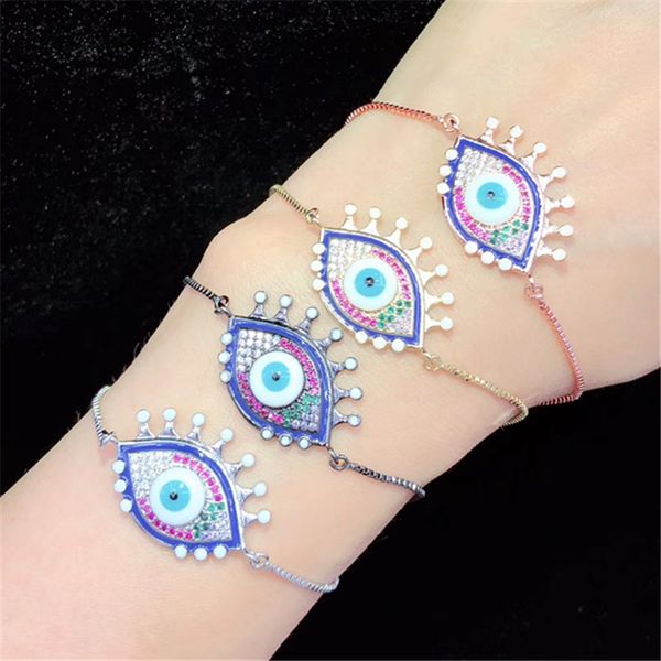 10pcs/lot mixed colors brass bracelet pave rainbow cubic zirconia turkey evil eye adjustable bracelet fashion jewelry, Black
10pcs/lot mixed colors brass bracelet pave rainbow cubic zirconia turkey evil eye adjustable bracelet fashion jewelry, Black