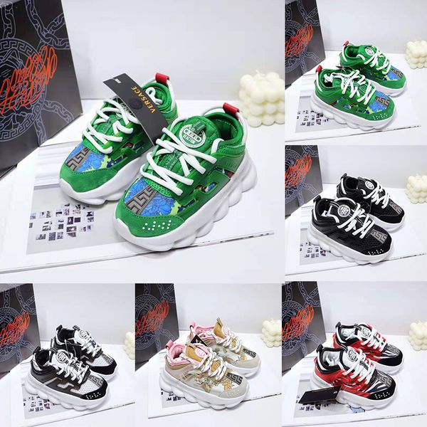 new chain reaction luxury kids sneakers designers childrens fashion look district rsace chaussures casual shoes 26-37, Black
new chain reaction luxury kids sneakers designers childrens fashion look district rsace chaussures casual shoes 26-37, Black