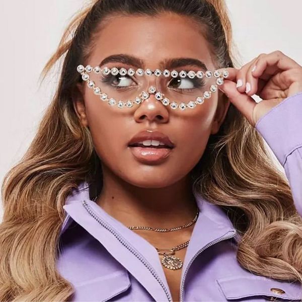 2020 trendy blingbling women's crystal cat eye sunglasses alloy flat pearl cat eye's sun glasses ladies brand shades eyewear, White;black
2020 trendy blingbling women's crystal cat eye sunglasses alloy flat pearl cat eye's sun glasses ladies brand shades eyewear, White;black