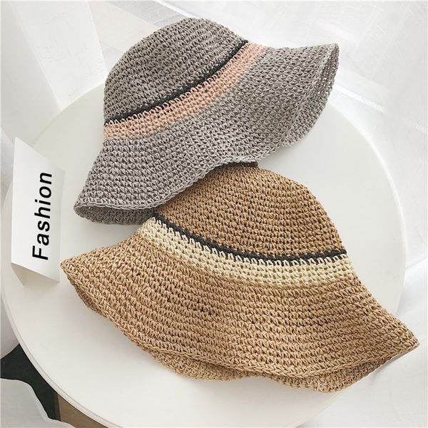summer casual sun hat female straw holiday beach sunscreen cap women outdoor sun protection foldable sunshade fashion hats h7389, Blue;gray
summer casual sun hat female straw holiday beach sunscreen cap women outdoor sun protection foldable sunshade fashion hats h7389, Blue;gray