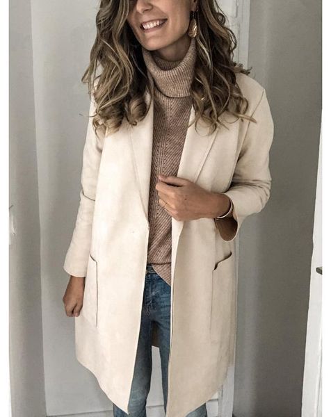 women's wool & blends 2021 women long coat turn down collar fashion solid color coats jacket sleeve casual simple pocket, Black
women's wool & blends 2021 women long coat turn down collar fashion solid color coats jacket sleeve casual simple pocket, Black