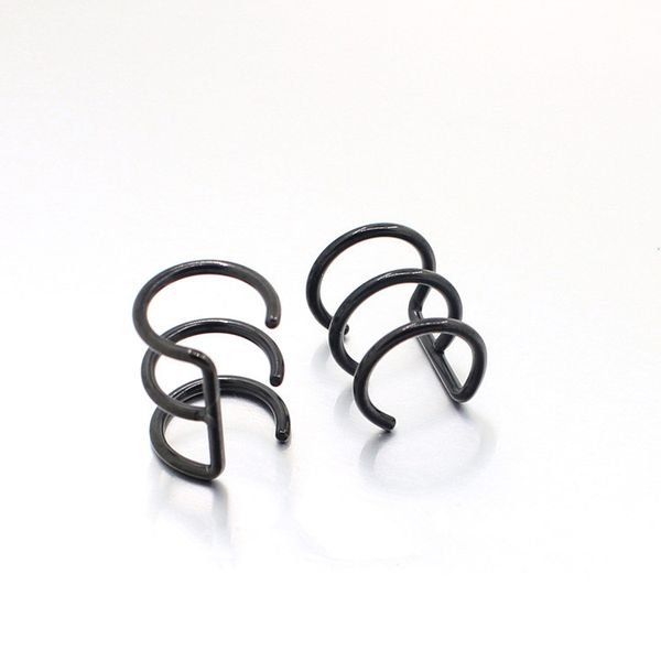 fashion men no hole ear clip silver gold black blue titanium steel allergy three two circle wire hoop huggie earrings jewelry, Golden
fashion men no hole ear clip silver gold black blue titanium steel allergy three two circle wire hoop huggie earrings jewelry, Golden