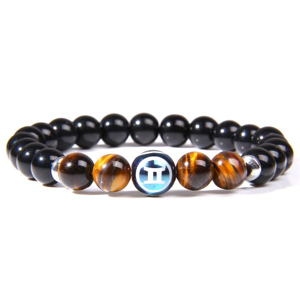 women men twelve constellation zodiac onyx stone beads bracelet sagittarius aries taurus charm bracelet jewelry for men women, Golden;silver
women men twelve constellation zodiac onyx stone beads bracelet sagittarius aries taurus charm bracelet jewelry for men women, Golden;silver