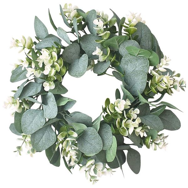 botique-12inch wreath for front door wall artificial eucalyptus green leaves eucalyptus festival celebration window party decor
botique-12inch wreath for front door wall artificial eucalyptus green leaves eucalyptus festival celebration window party decor