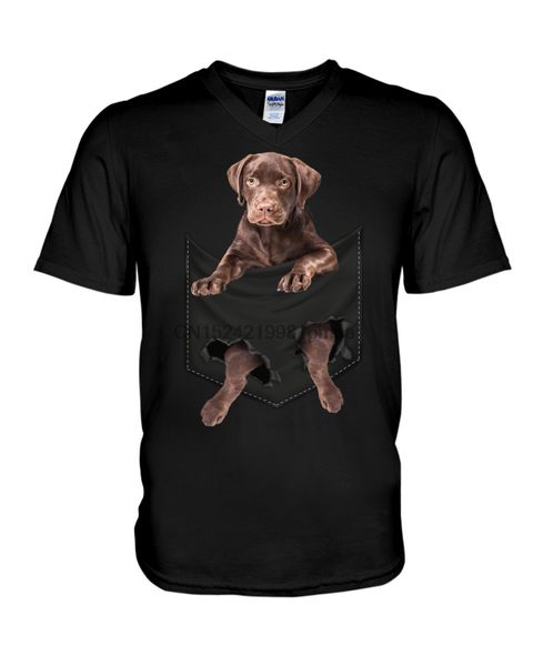 men t shirt labrador choccolate - pocket 2(8) women tshirts