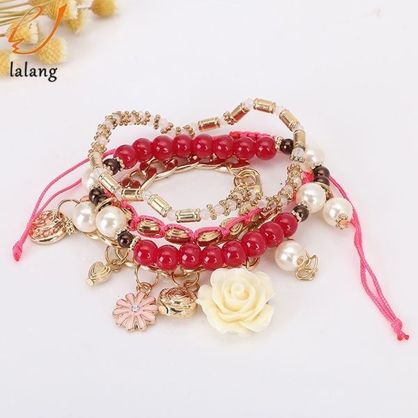 fashionable pearls elastic bangle charm bead chain multilayer flower weaved bohemia vintage bracelet women jewelry gifts, Golden;silver
fashionable pearls elastic bangle charm bead chain multilayer flower weaved bohemia vintage bracelet women jewelry gifts, Golden;silver