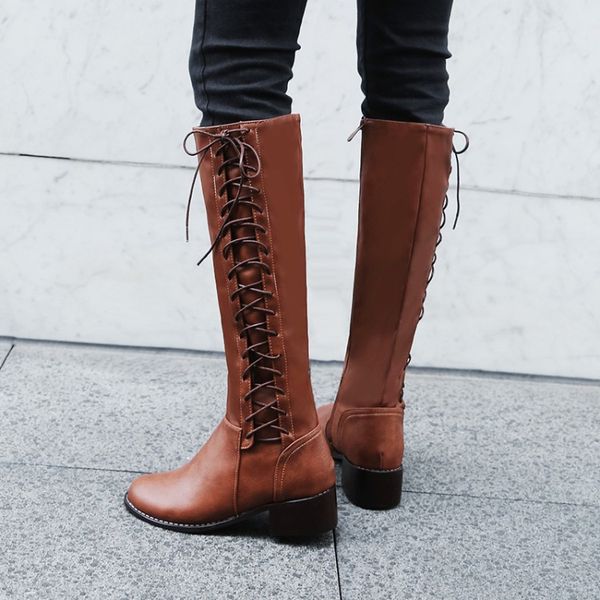 boots pxelena vintage riding knight knee high women low heels round toe casual comfort combat motorcycle long, Black
boots pxelena vintage riding knight knee high women low heels round toe casual comfort combat motorcycle long, Black