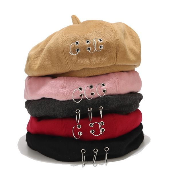 women black pink red khakai vintage streetwear fashion korean japanese lolita gothic ring wool beret hat cap winter warm kawaii, Blue;gray
women black pink red khakai vintage streetwear fashion korean japanese lolita gothic ring wool beret hat cap winter warm kawaii, Blue;gray