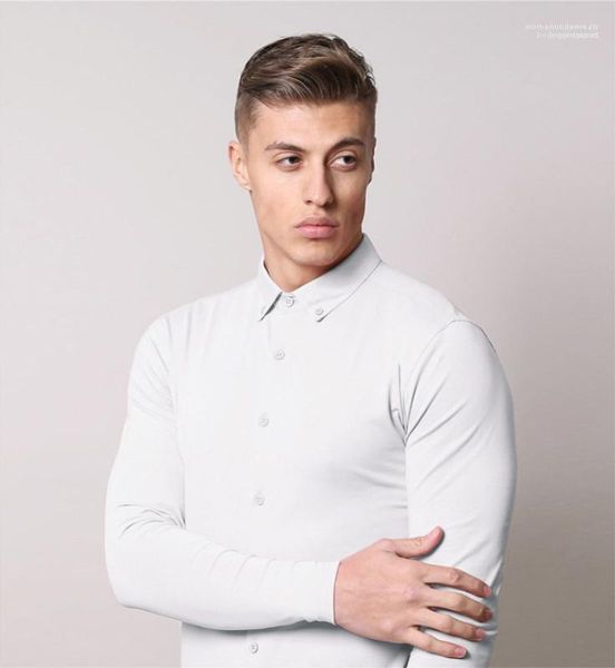 мужчины одежда mens конструктора тонкий tshirts мода solid color эластичностью футболки с длинным рукавом повседневные отложной воротник тро, White;black
мужчины одежда mens конструктора тонкий tshirts мода solid color эластичностью футболки с длинным рукавом повседневные отложной воротник тро, White;black