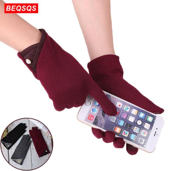 beqsqs women touch screen gloves winter velvet warm fleece full finger mittens windproof female fashion glove soft sports gloves, Blue;gray
beqsqs women touch screen gloves winter velvet warm fleece full finger mittens windproof female fashion glove soft sports gloves, Blue;gray