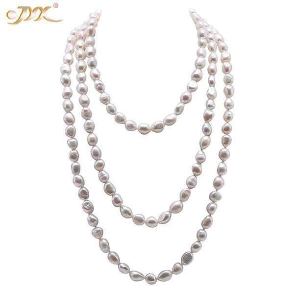 jyx long classic high light white baroque necklace long 8-9mm natural pearls 62" elegant jewelry for women, Silver
jyx long classic high light white baroque necklace long 8-9mm natural pearls 62" elegant jewelry for women, Silver