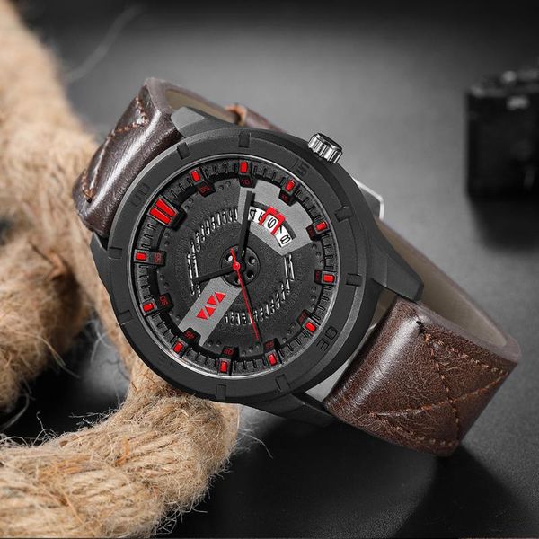 relogio masculino men's watches fashion sports waterproof watch men leather quartz clock male reloj hombre 2020, Slivery;brown
relogio masculino men's watches fashion sports waterproof watch men leather quartz clock male reloj hombre 2020, Slivery;brown