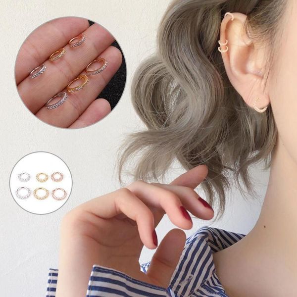 hoop & huggie 1pc side inlaid zircon cartilage earrings flower jewelry nose party earring tragus female m8u1, Golden;silver
hoop & huggie 1pc side inlaid zircon cartilage earrings flower jewelry nose party earring tragus female m8u1, Golden;silver