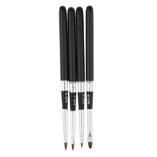 4 pcs nail art design dotting painting drawing pen polish brush set uv gel nail beauty tool kit- black
4 pcs nail art design dotting painting drawing pen polish brush set uv gel nail beauty tool kit- black
