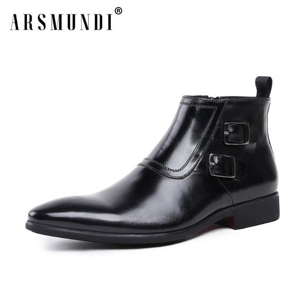 boots men's leather cowhide oxfords ankle wedding business dress rubber sole zipper opening 2021 buckle strap, Black
boots men's leather cowhide oxfords ankle wedding business dress rubber sole zipper opening 2021 buckle strap, Black