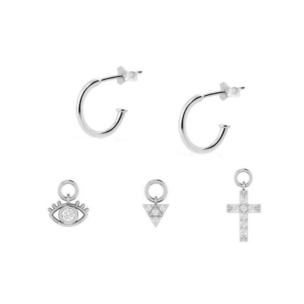 hoop & huggie lozrunve 925 sterling silver dainty open charm earring gold, Golden;silver
hoop & huggie lozrunve 925 sterling silver dainty open charm earring gold, Golden;silver