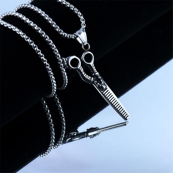 vintage jewelry men's dragon scissors pendant necklace stainless steel alloy pendant jewelry, Silver
vintage jewelry men's dragon scissors pendant necklace stainless steel alloy pendant jewelry, Silver