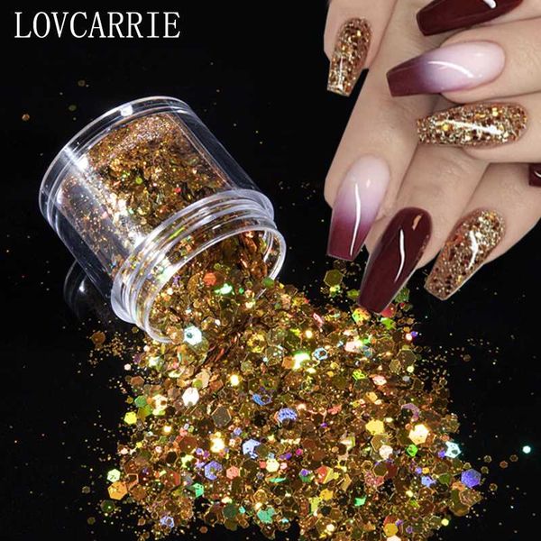 nail glitter lovcarrie 1box gold silver powder sequins art decorations holographic laser flakes accessories for nails, Silver;gold
nail glitter lovcarrie 1box gold silver powder sequins art decorations holographic laser flakes accessories for nails, Silver;gold
