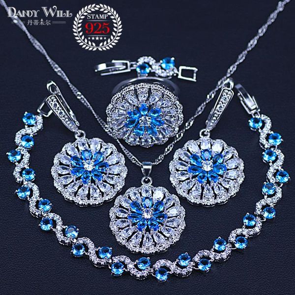 earrings & necklace occident sky blue zircon white four piece women costume jewelry set silver color ring size 6/7/8/9/10
earrings & necklace occident sky blue zircon white four piece women costume jewelry set silver color ring size 6/7/8/9/10