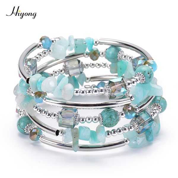 tennis natural stone gravel boho wrap bangle bracelets - bohemian multilayer turquoises pulseras de mujer bracelet for women teen girl, Golden;silver
tennis natural stone gravel boho wrap bangle bracelets - bohemian multilayer turquoises pulseras de mujer bracelet for women teen girl, Golden;silver