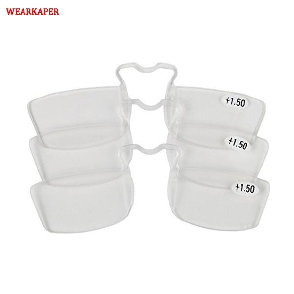 wearkaper set of 3 clip no frameless reading glasses men mini ultralight sos wallet smart phoneglasse folding glasse, White;black
wearkaper set of 3 clip no frameless reading glasses men mini ultralight sos wallet smart phoneglasse folding glasse, White;black