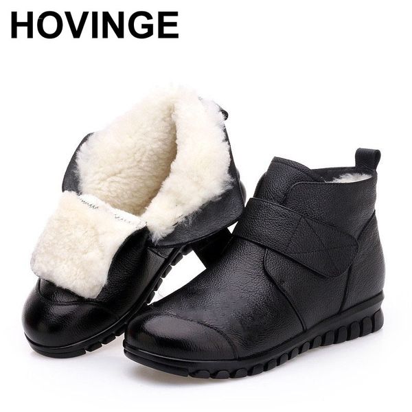 boots hovinge 2021 women snow 100% genuine leather natural wool fur winter warm ankle flat shoes botas, Black
boots hovinge 2021 women snow 100% genuine leather natural wool fur winter warm ankle flat shoes botas, Black