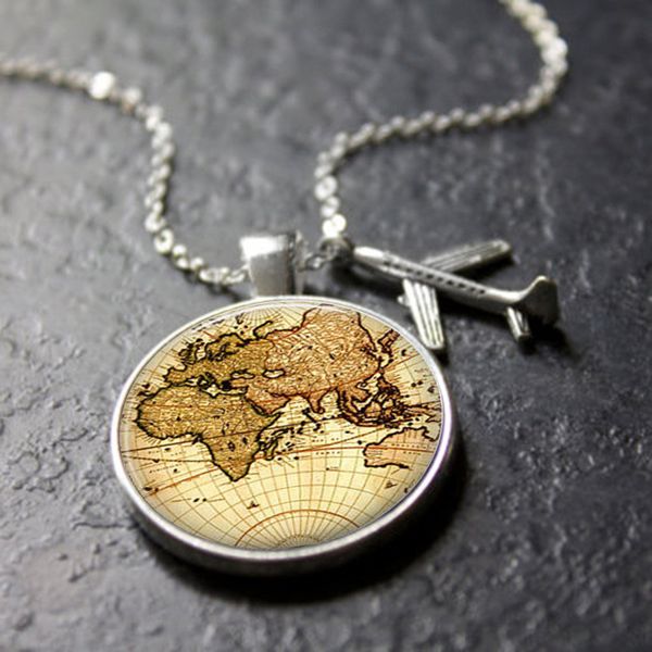 xushui xj vintage necklace travel explore discover glass dome cabachon plane charm pendant necklace men women gifts, Silver
xushui xj vintage necklace travel explore discover glass dome cabachon plane charm pendant necklace men women gifts, Silver