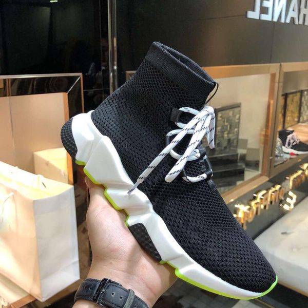 speed trainers sock shoe women men casual shoes designer flat sock shoes fluo green sole speed trainer sneaker lace-up casual shoes, Black
speed trainers sock shoe women men casual shoes designer flat sock shoes fluo green sole speed trainer sneaker lace-up casual shoes, Black