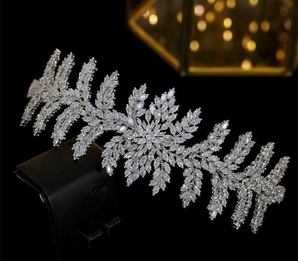 asnora luxury new crown cz headdress bride headband hair wedding dress with accessories00, White;golden
asnora luxury new crown cz headdress bride headband hair wedding dress with accessories00, White;golden