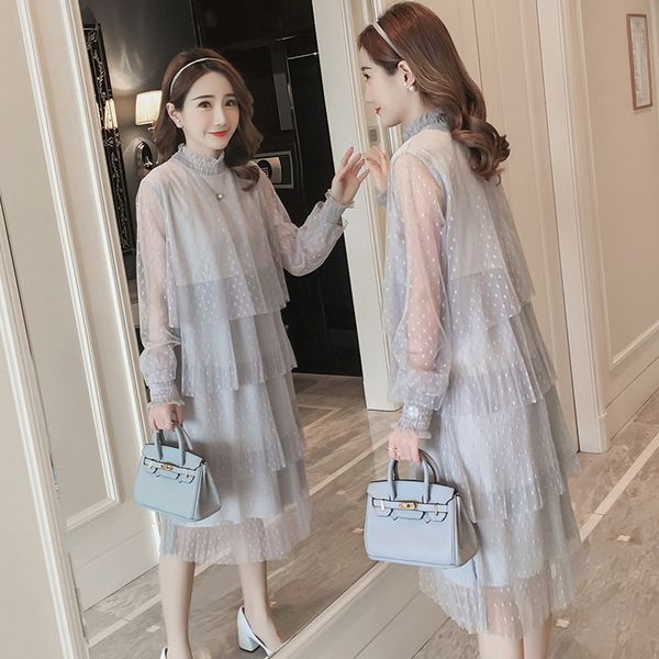 maternity clothes autumn lace patchwork a line dress loose stylish dress for pregnant women pregnancy clothes, White
maternity clothes autumn lace patchwork a line dress loose stylish dress for pregnant women pregnancy clothes, White
