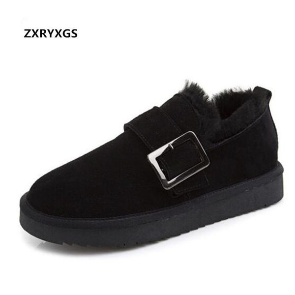 new matte cowhide warm winter boots women shoes boots flat non-slip large size thicken warm snow shoes woman ankle, Black
new matte cowhide warm winter boots women shoes boots flat non-slip large size thicken warm snow shoes woman ankle, Black
