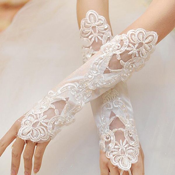1 pair fashion dress accessories black white lace long gloves women' mittens, Blue;gray
1 pair fashion dress accessories black white lace long gloves women' mittens, Blue;gray