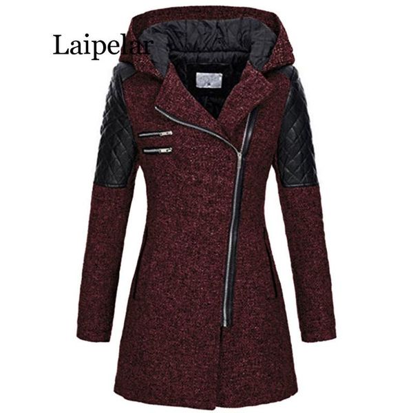 women's wool & blends coat female women warm slim jacket long sleeve thick overcoat winter outwear hooded zipper plus size s-5xl, Black
women's wool & blends coat female women warm slim jacket long sleeve thick overcoat winter outwear hooded zipper plus size s-5xl, Black