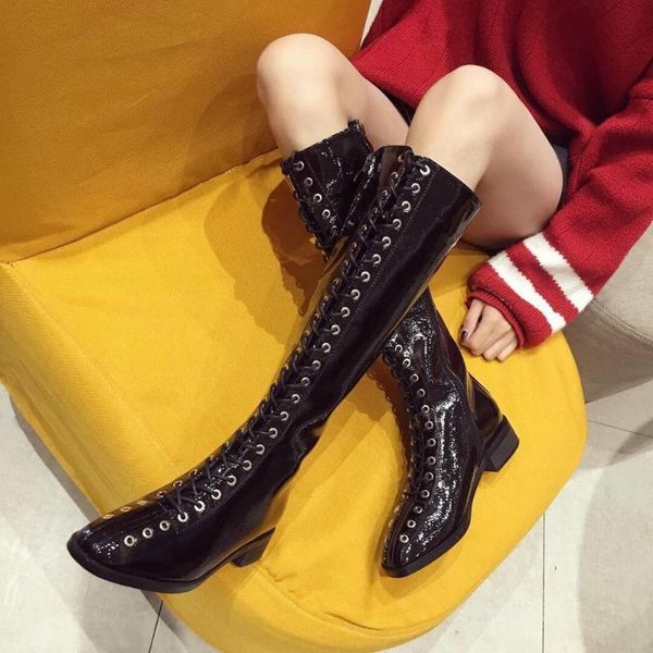 women boots over knee shoes zipper luxury designer flat heel leather booties over-the-knee fashion ladies med rubber, Black
women boots over knee shoes zipper luxury designer flat heel leather booties over-the-knee fashion ladies med rubber, Black