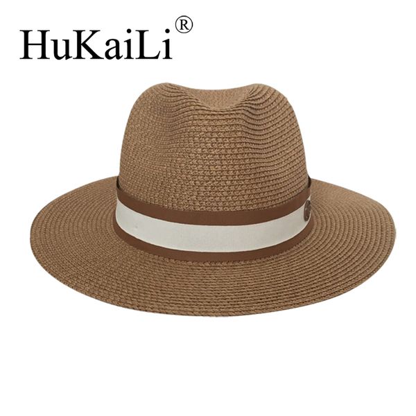 wide brim hats the spring/summer jazz straw hat sun breathable street travel joker bonnet, Blue;gray
wide brim hats the spring/summer jazz straw hat sun breathable street travel joker bonnet, Blue;gray