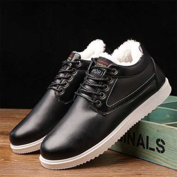 boots brand fashion 2021 winter men's shoes plus cashmere flat warm men leisure size 39-44, Black
boots brand fashion 2021 winter men's shoes plus cashmere flat warm men leisure size 39-44, Black