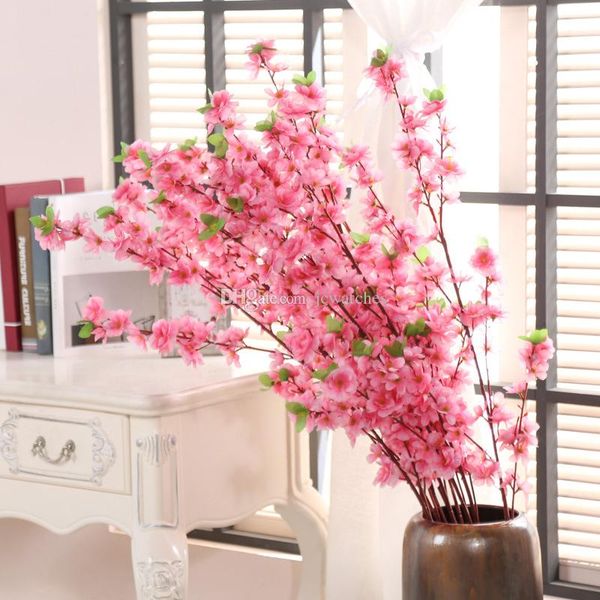 123cm artificial cherry spring plum peach blossom branch silk flower home wedding decorative flowers plastic peach bouquet
123cm artificial cherry spring plum peach blossom branch silk flower home wedding decorative flowers plastic peach bouquet