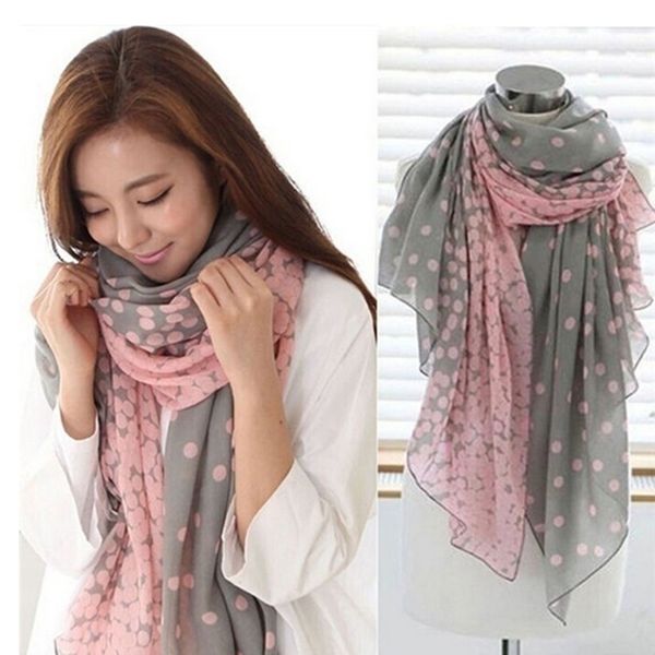 women scarf autumn warm soft long voile neck large wrap shawl stole pink grey dots scarve 166*60cm, Blue;gray
women scarf autumn warm soft long voile neck large wrap shawl stole pink grey dots scarve 166*60cm, Blue;gray