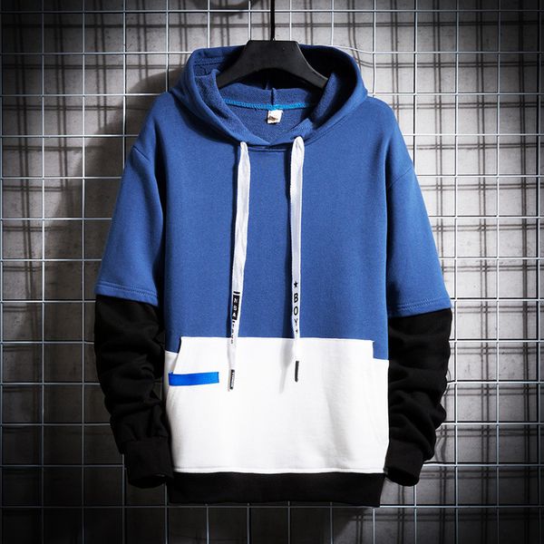 sweatshirt men's hooded loose casual plus size 2020 autumn winter new arrival japanese stitching sweatshirt y, Black
sweatshirt men's hooded loose casual plus size 2020 autumn winter new arrival japanese stitching sweatshirt y, Black
