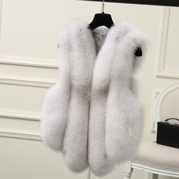 fake fur winter women's sleeveless jackets vest soft trouching waist coats female 2020 fashion fake fur vests outerwear women, Black
fake fur winter women's sleeveless jackets vest soft trouching waist coats female 2020 fashion fake fur vests outerwear women, Black