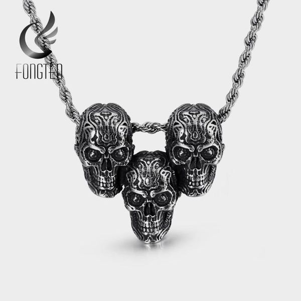 fongten skull necklaces men pingente stainless steel costume pendant necklace jewelry, Silver
fongten skull necklaces men pingente stainless steel costume pendant necklace jewelry, Silver
