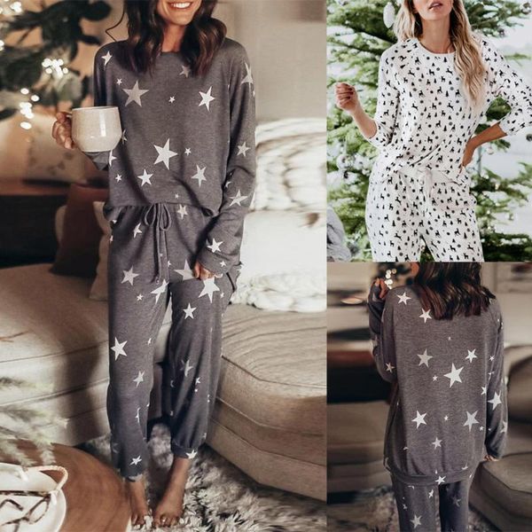 women's tracksuits women fashion print pocketed casual home long sleeve tees femal conjuntos de mujer playsuit blouses and pants set, Gray
women's tracksuits women fashion print pocketed casual home long sleeve tees femal conjuntos de mujer playsuit blouses and pants set, Gray