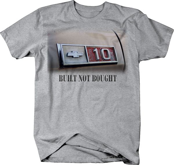2019 summer cool men tee shirt chevy c10 built not bought vintage 1970's truck t-shirt funny t-shirt
2019 summer cool men tee shirt chevy c10 built not bought vintage 1970's truck t-shirt funny t-shirt