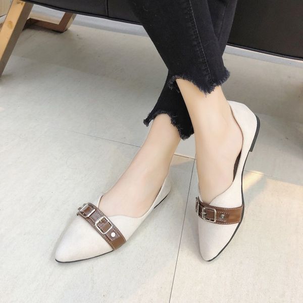 2020 new fashion pointed metal buckle loafers comfort shallow mouth flat shoes non-slip bottom boat shoes woman moccasins, Black
2020 new fashion pointed metal buckle loafers comfort shallow mouth flat shoes non-slip bottom boat shoes woman moccasins, Black
