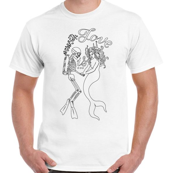 новый 2020 хлопок love is скубадайвинг mens смешной scuba t-shirt diver оборудование погружение русалка черепа с коротким рукавом футболка
новый 2020 хлопок love is скубадайвинг mens смешной scuba t-shirt diver оборудование погружение русалка черепа с коротким рукавом футболка