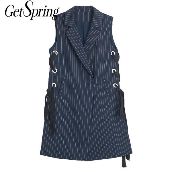 getspring women vest bandage drawstring sleeveless stripe women vest jacket winter 2020 new long blue sleeveless clothing, Black;white
getspring women vest bandage drawstring sleeveless stripe women vest jacket winter 2020 new long blue sleeveless clothing, Black;white